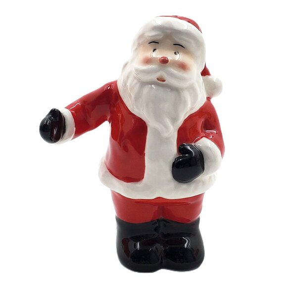 “Avon” Ceramic “Santa & Mrs. Claus” Interlocking Salt & Pepper Shakers – NEW - Picture 4 of 7